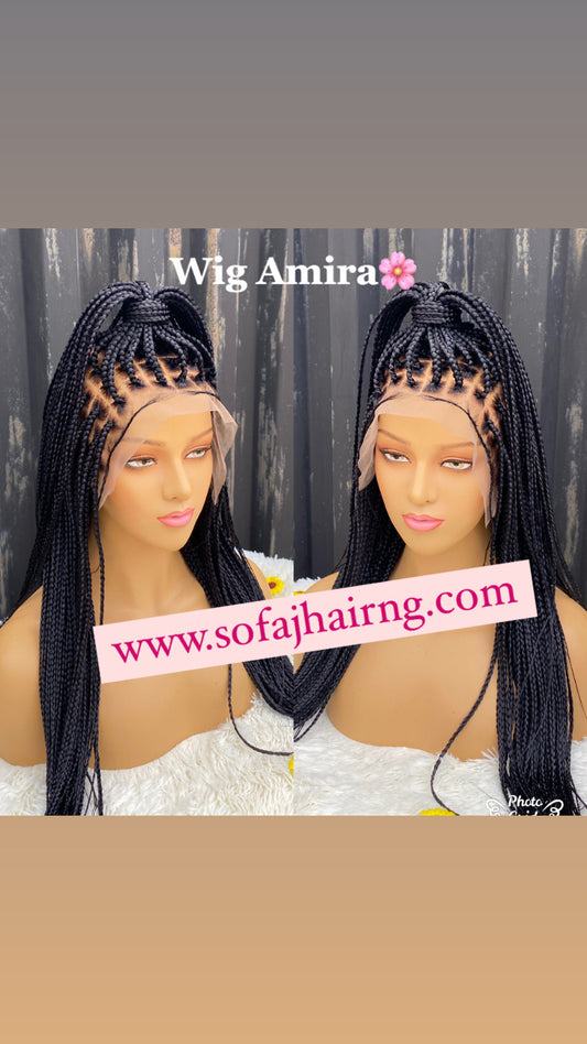 Wig Amira. (Frontal box braids)