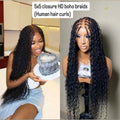 5x5 (HD) closure boho braids