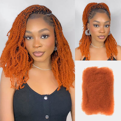 Afro kinky twist wig(human hair)