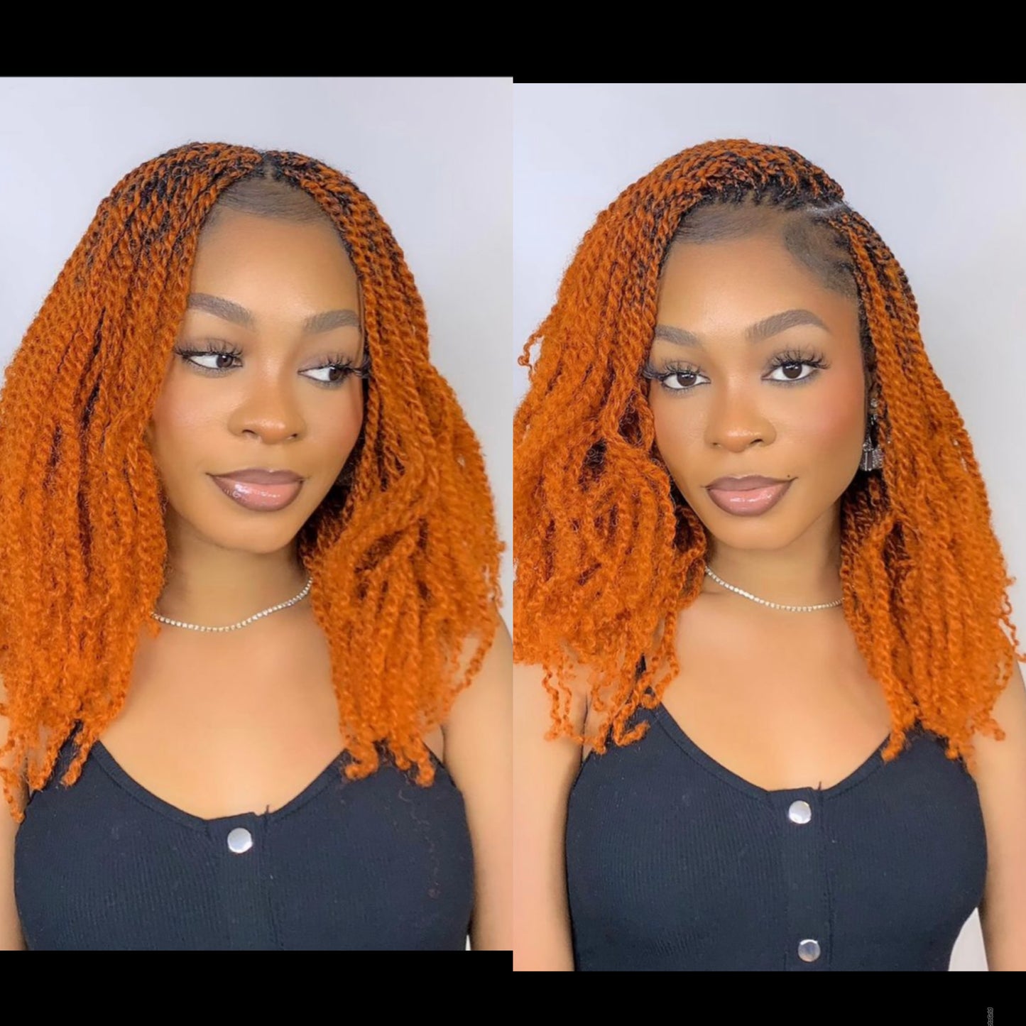 Afro kinky twist wig(human hair)