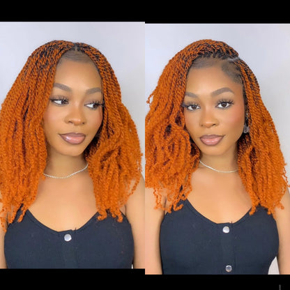 Afro kinky twist wig(human hair)