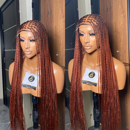 Bone straight braids wig