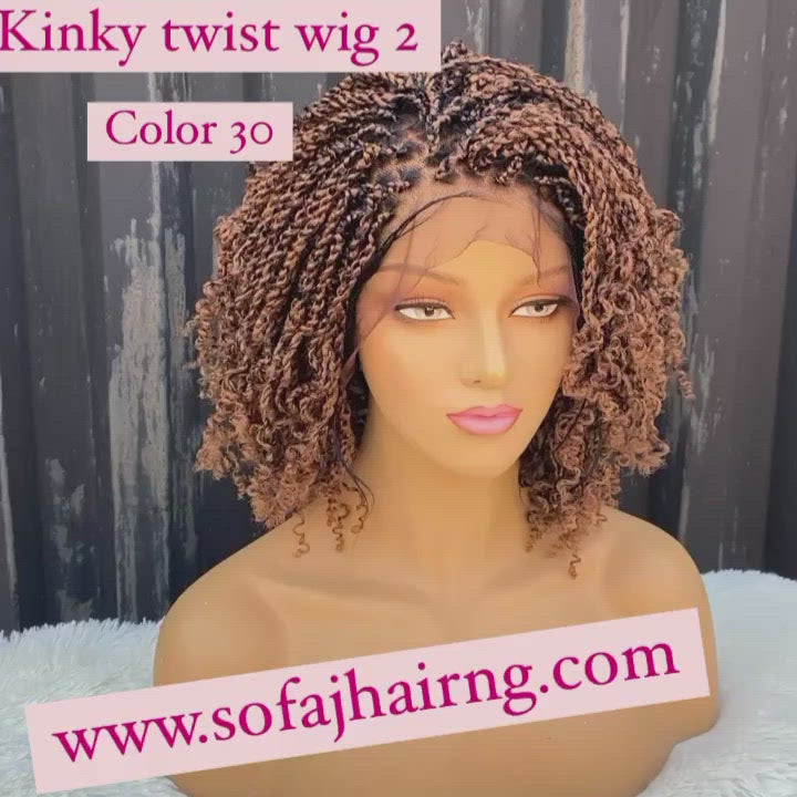 Kinky twist wig 2 Sofaj Hair