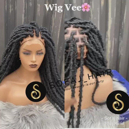 Wig Vee. (Full lace distress faux locs)