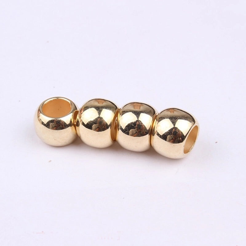 Rhodium Ring decorative tubes
