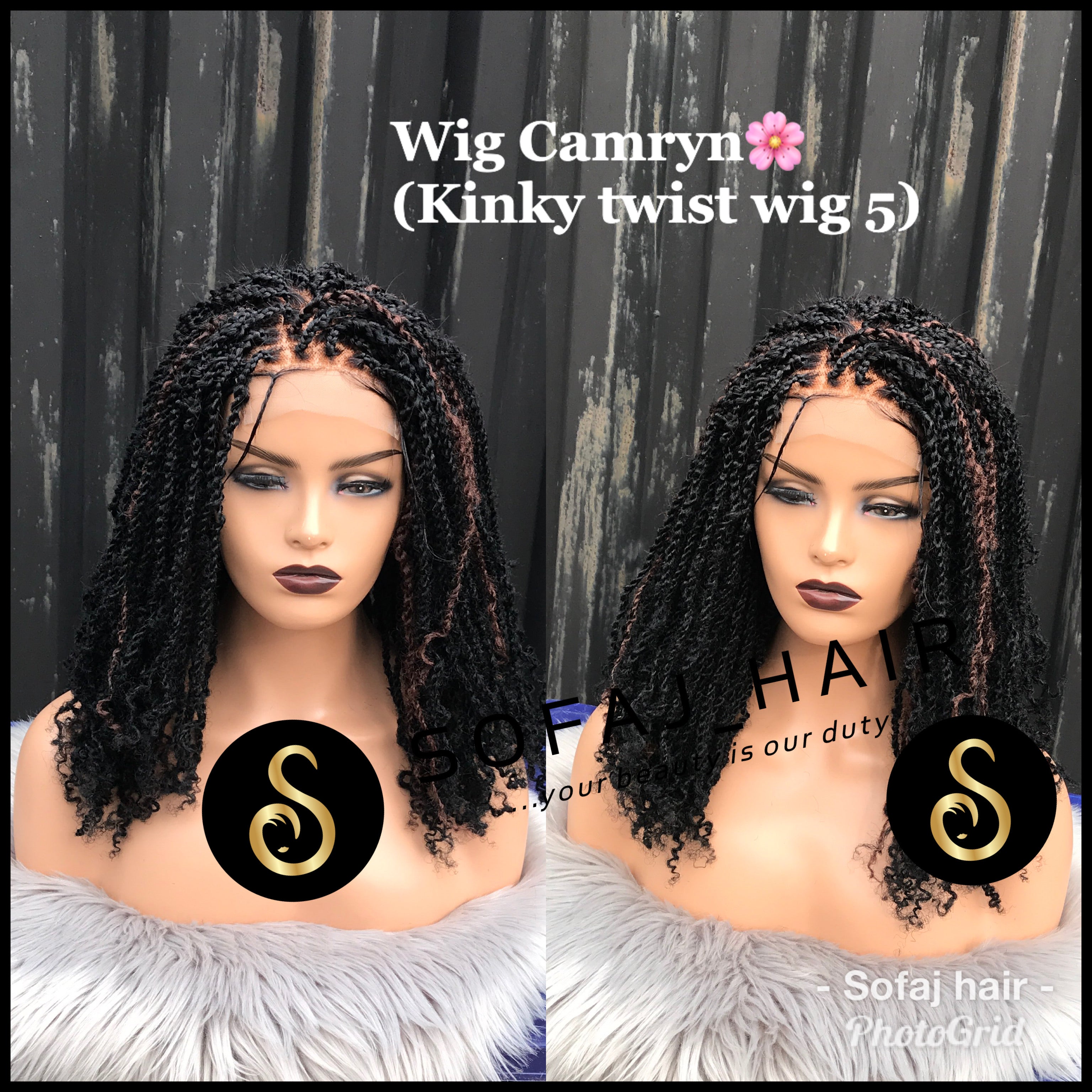 Wig Camryn. (Kinky twist wig 5)