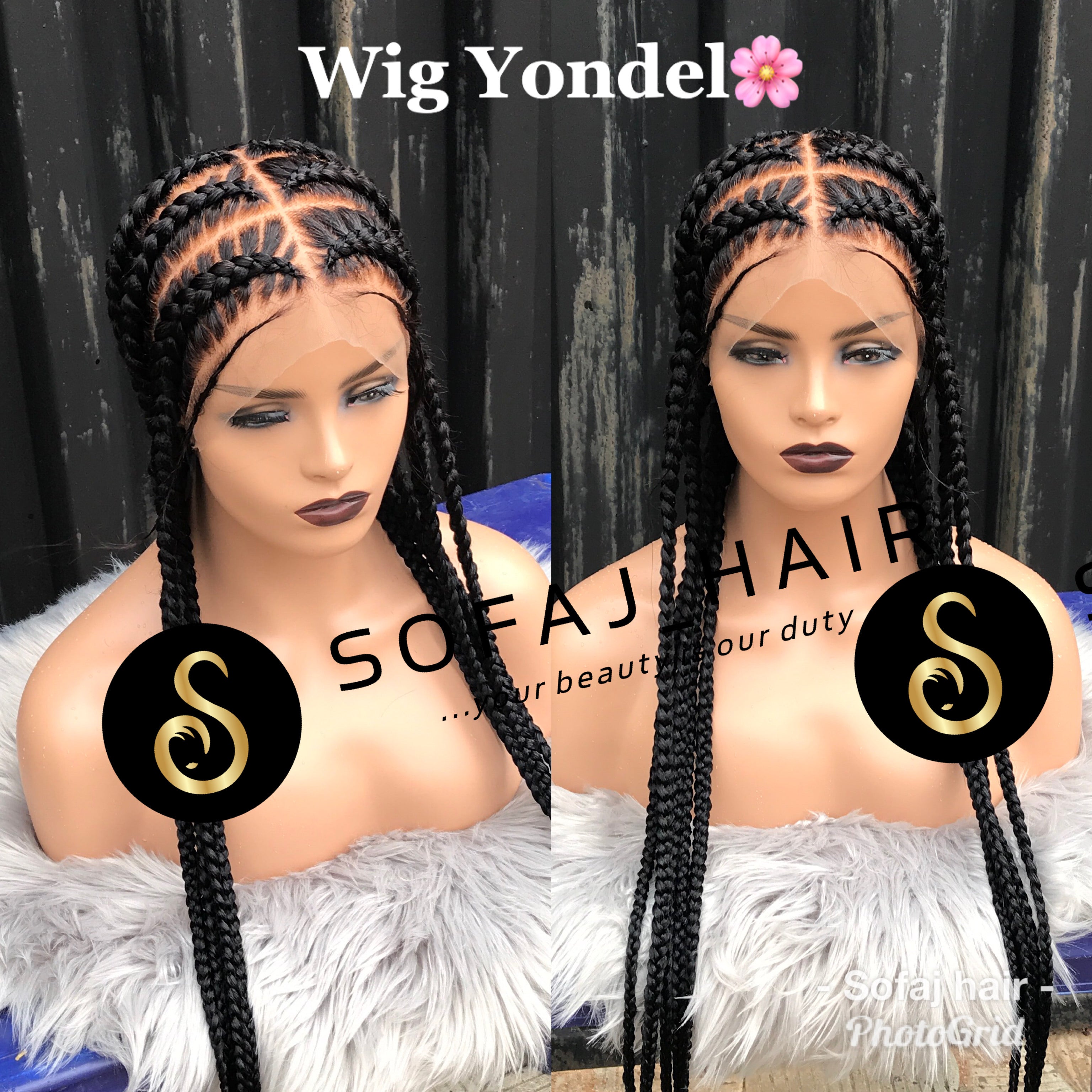 Wig Yondel. (Pop smoke braids)