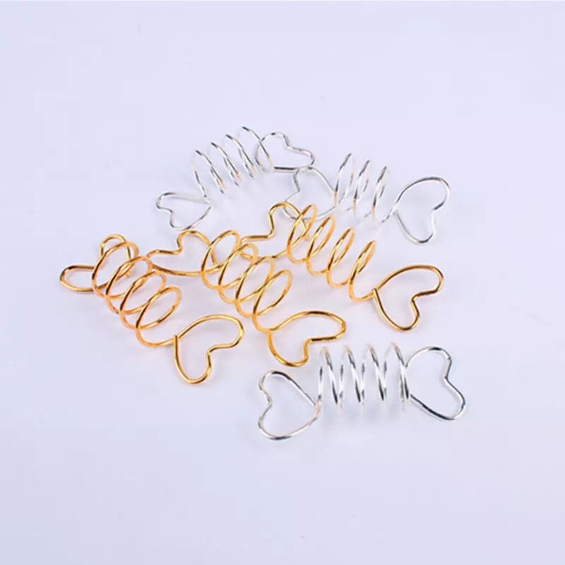 Heart Spiral spring hair decor