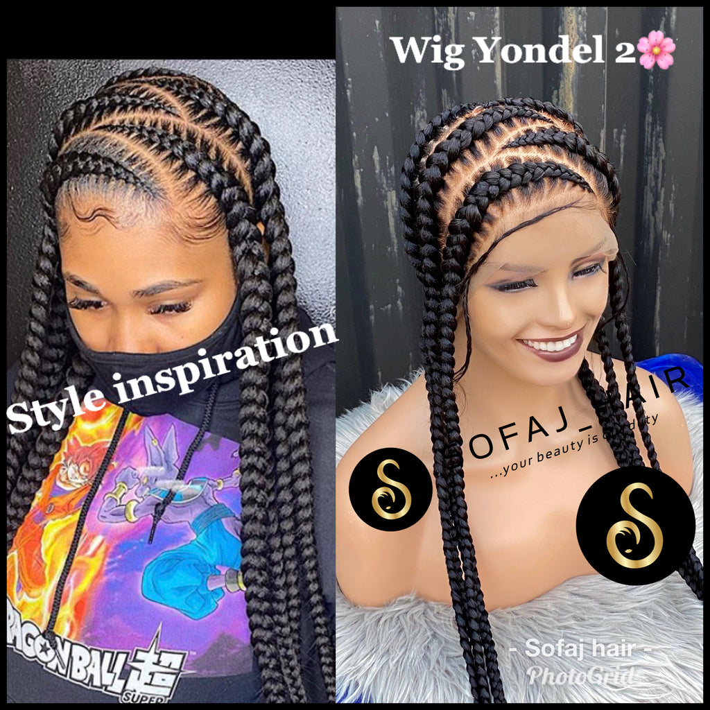 Wig Yondel 2. (Pop smoke wig)