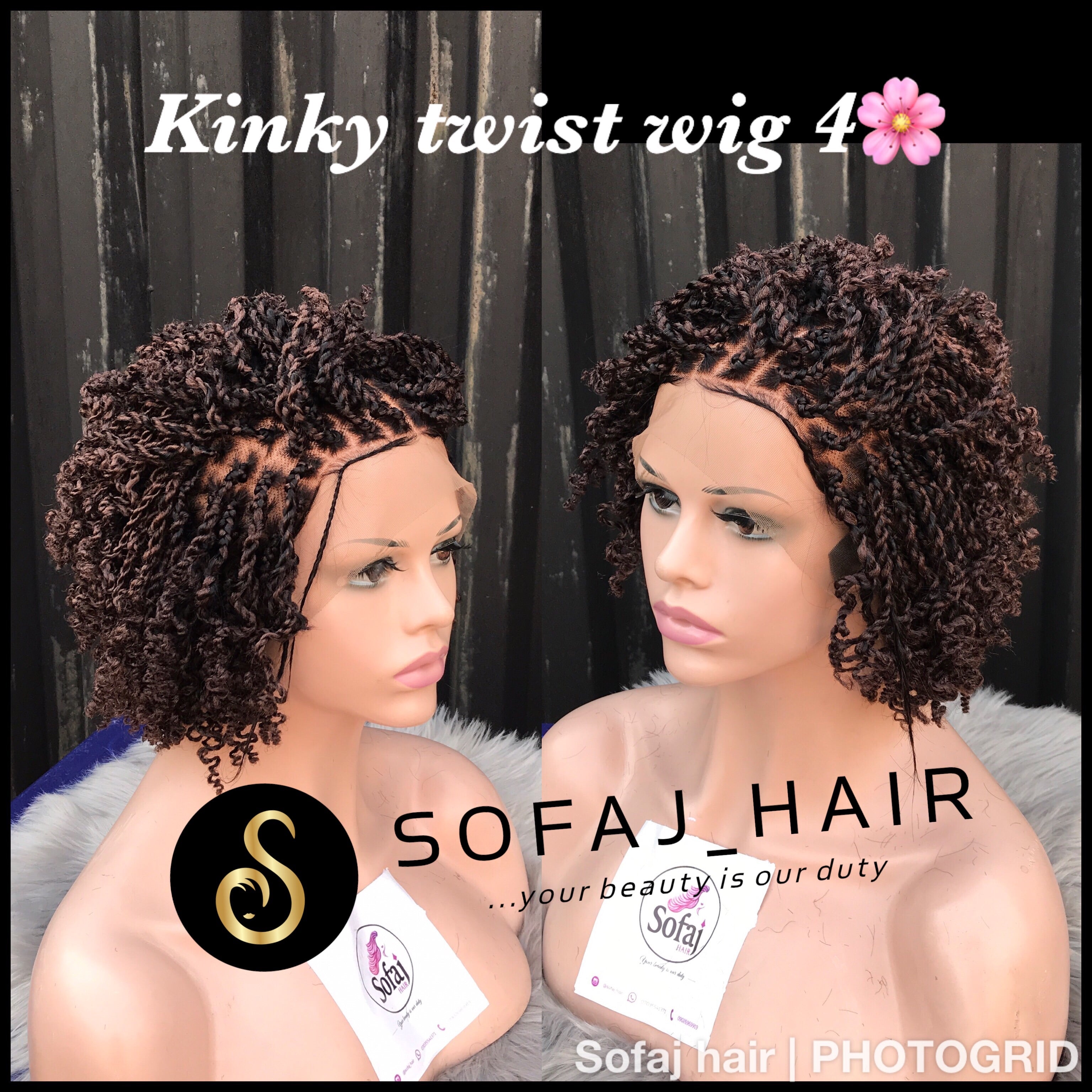 Kinky twist wig 4 Sofaj Hair