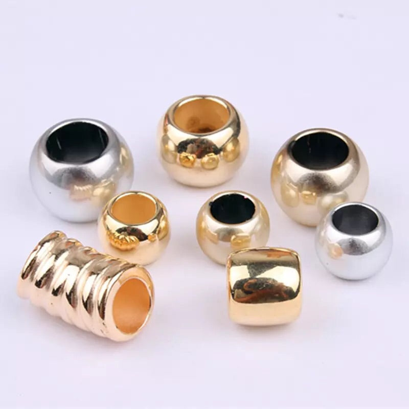 Rhodium Ring decorative tubes