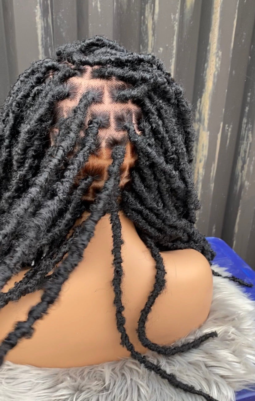 Wig Vee. (Full lace distress faux locs)