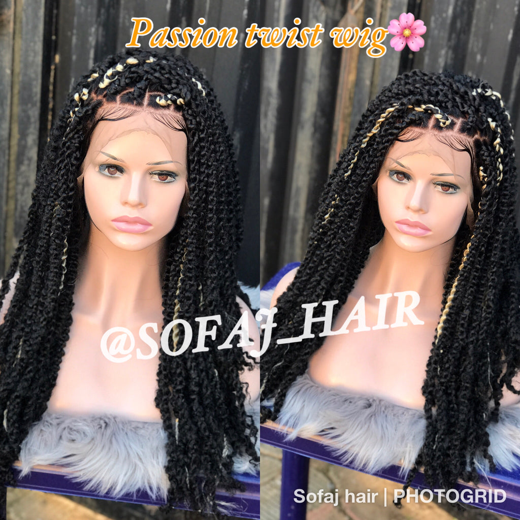 Lace frontal Passion Twist Wig