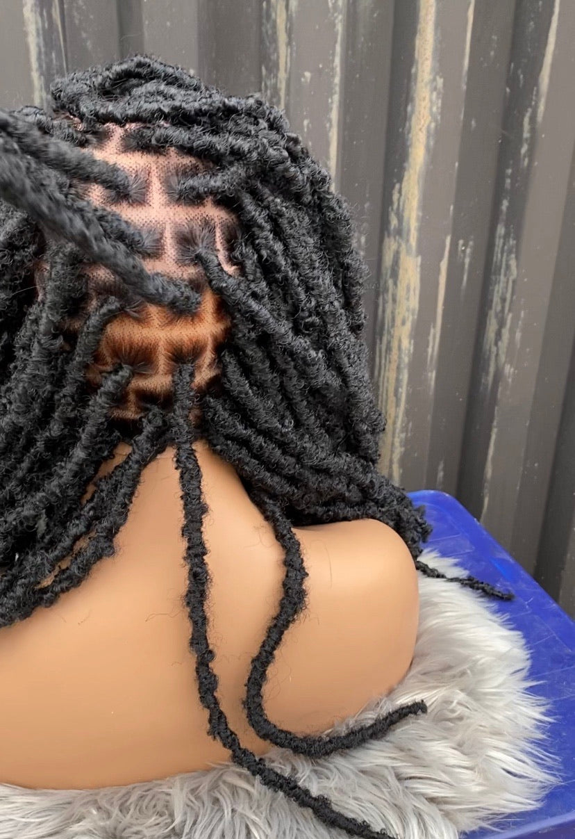 Wig Vee. (Full lace distress faux locs)