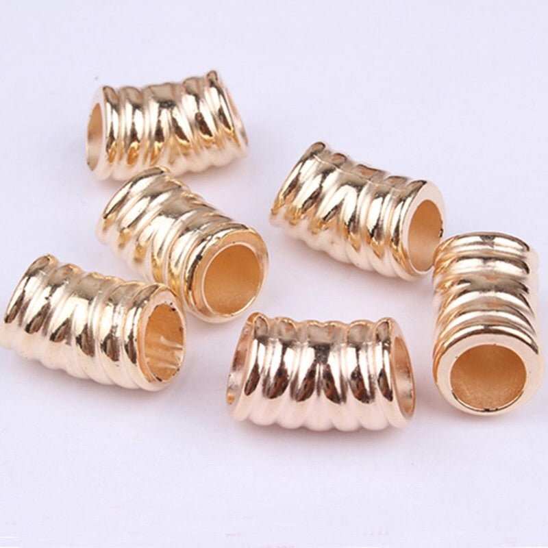 Rhodium Ring decorative tubes