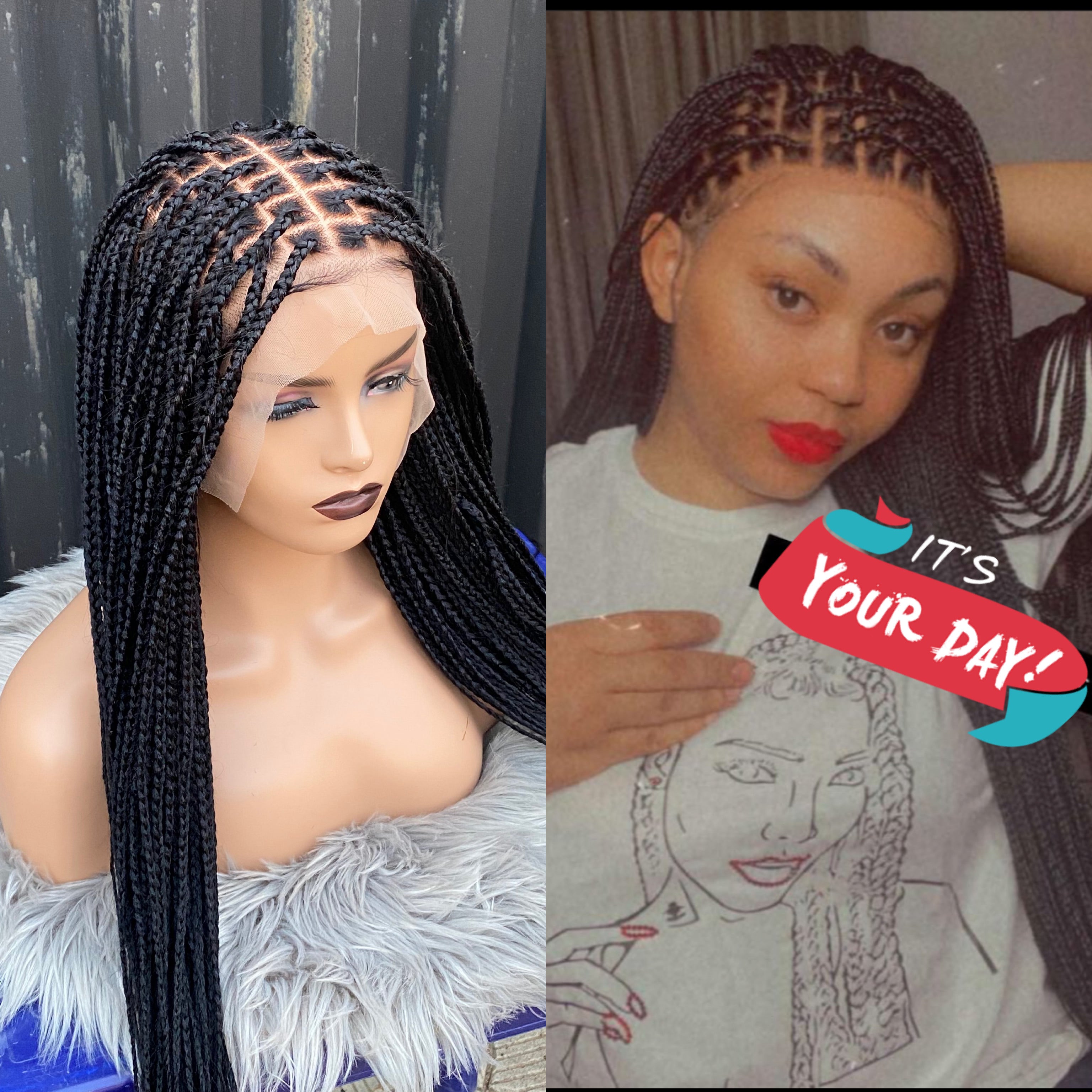 Wig Laurel (frontal knotless braids)