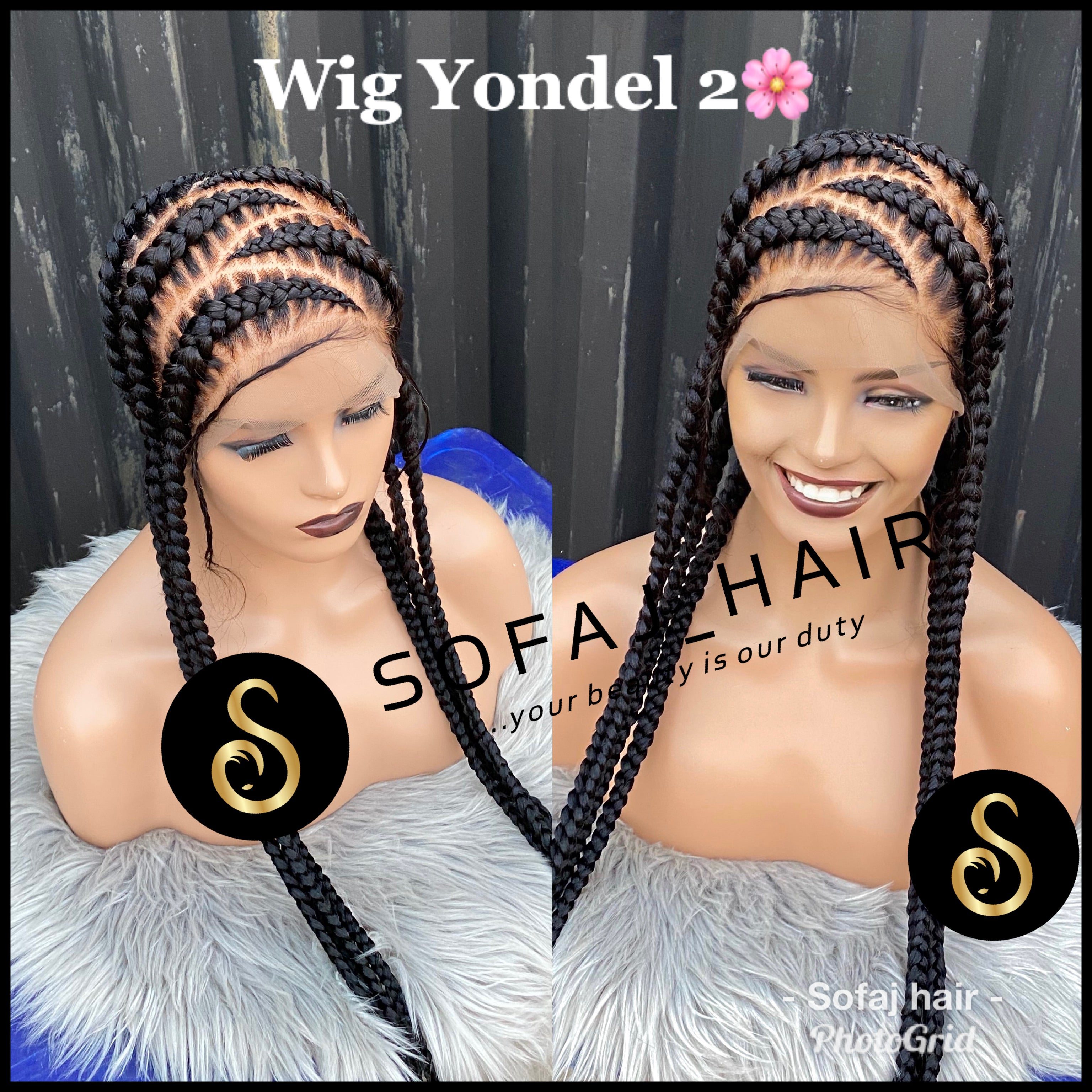 Wig Yondel 2. (Pop smoke wig)